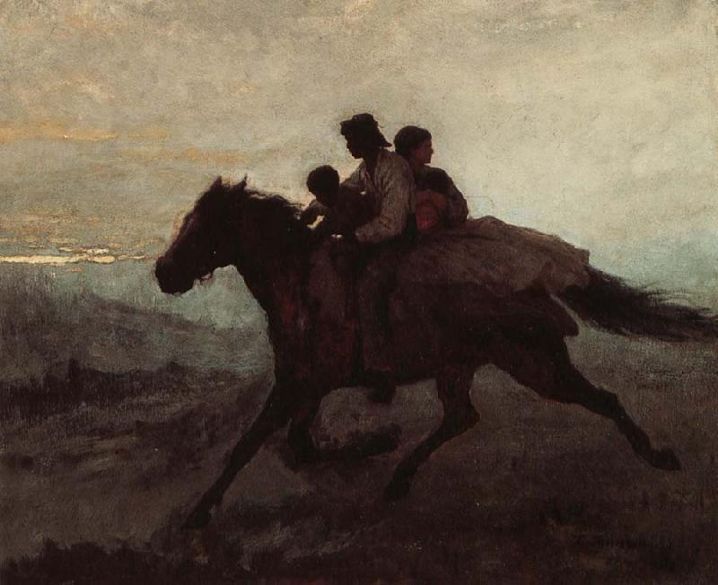 Samuel John Peploe Freeden gallop Sweden oil painting art